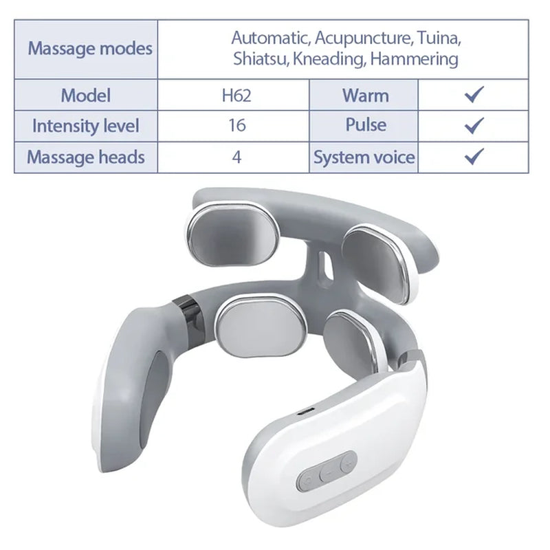 Smart TENS Electric Neck Pulse Massager